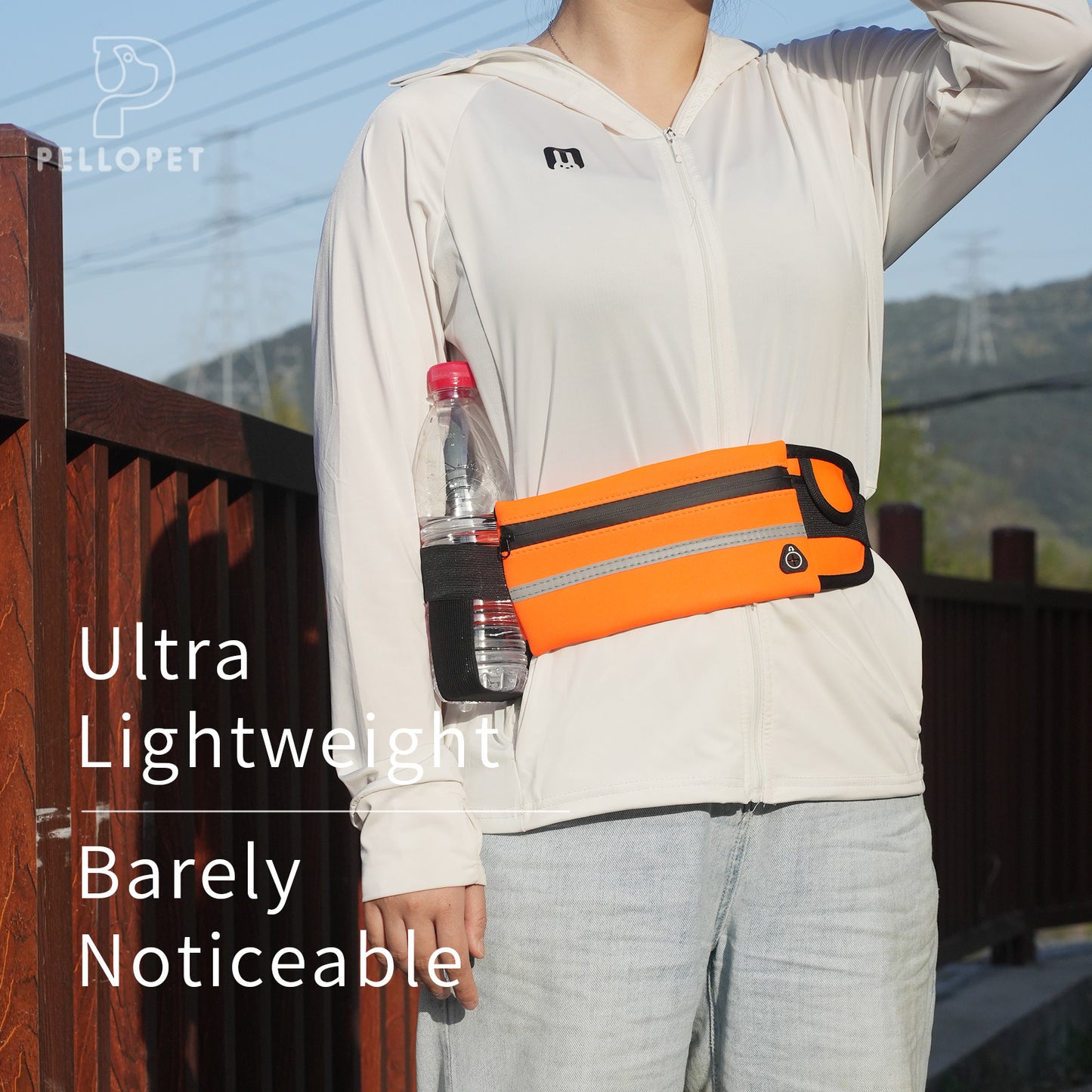 Dog walking Waist Bag, Running Phone Waist Bag, Multifunctional Zipper Outdoor Sports Bags, Lightweight Portable Bag Bum Bag Fanny Pack